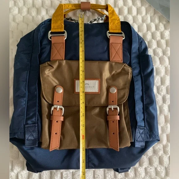 Blue and Brown Women's Backpack - Picture 8 of 8